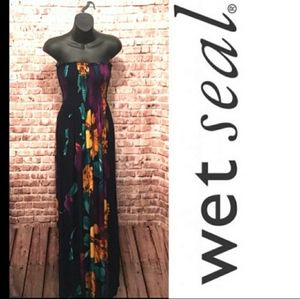 - Wet seal tube top strapless maxi dress very cute